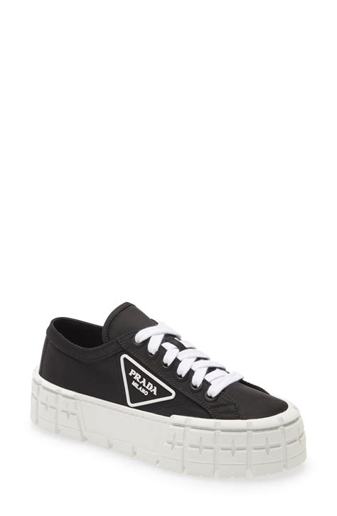 prada high top sneaker damen|prada lug sole platform sneakers.